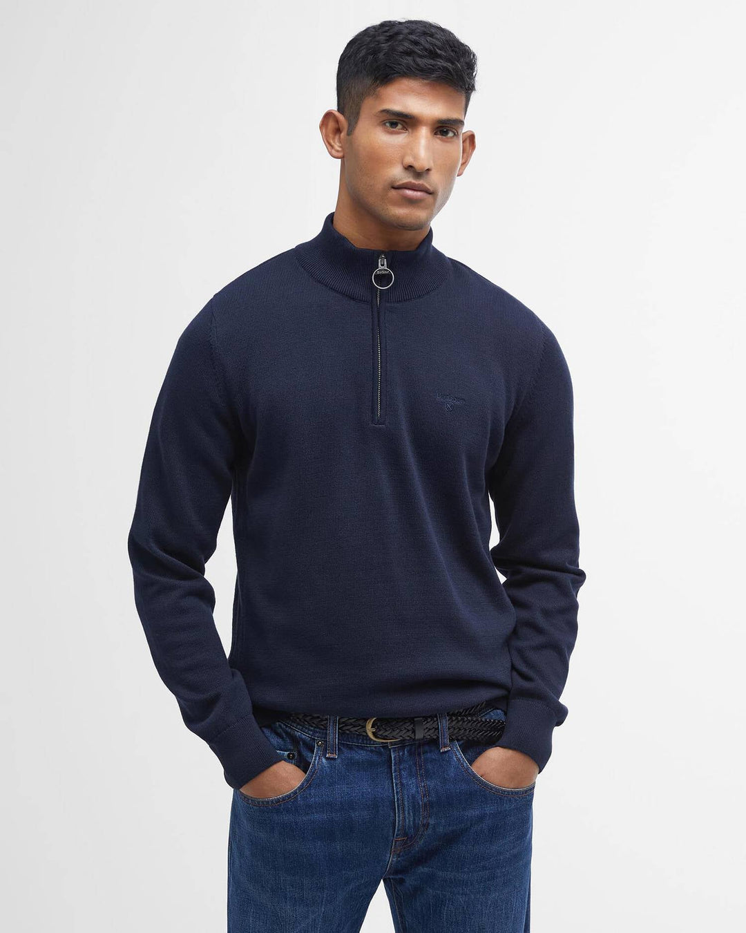 Barbour Men's Cotton Half-Zip Jumper - Quest Outdoors