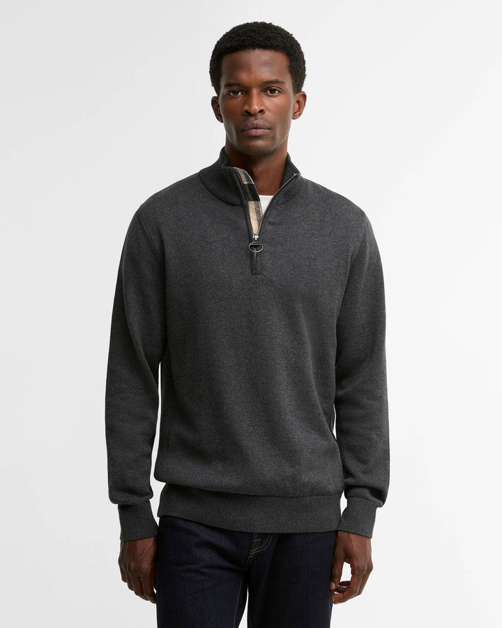 Barbour Men's Cotton Half-Zip Jumper - Quest Outdoors