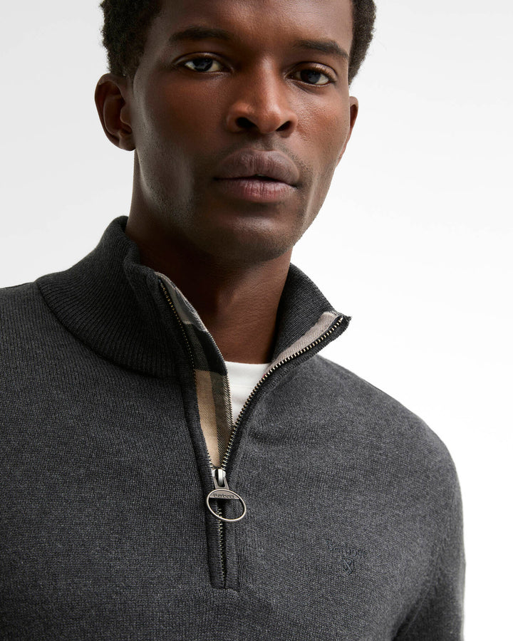 Barbour Men's Cotton Half-Zip Jumper - Quest Outdoors