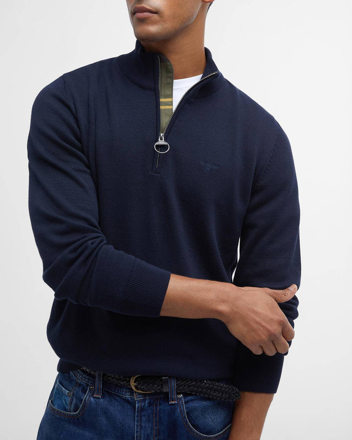 Barbour Men's Cotton Half-Zip Jumper - Quest Outdoors
