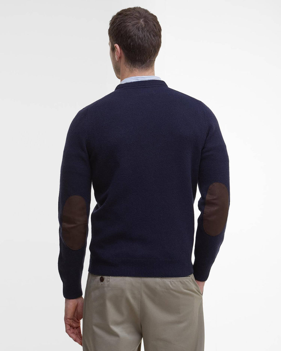 Barbour Men's Essential Crew-Neck Jumper - Quest Outdoors