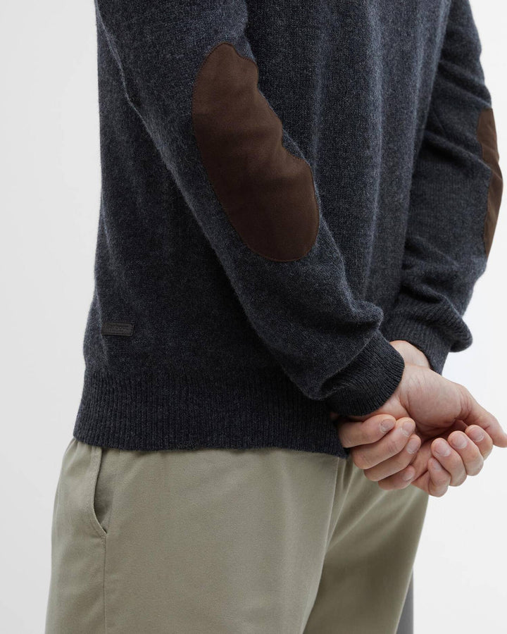Barbour Men's Essential Crew-Neck Jumper - Quest Outdoors