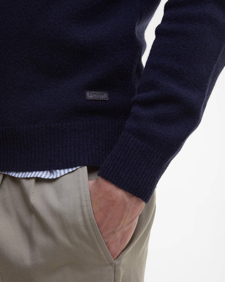 Barbour Men's Essential Crew-Neck Jumper - Quest Outdoors