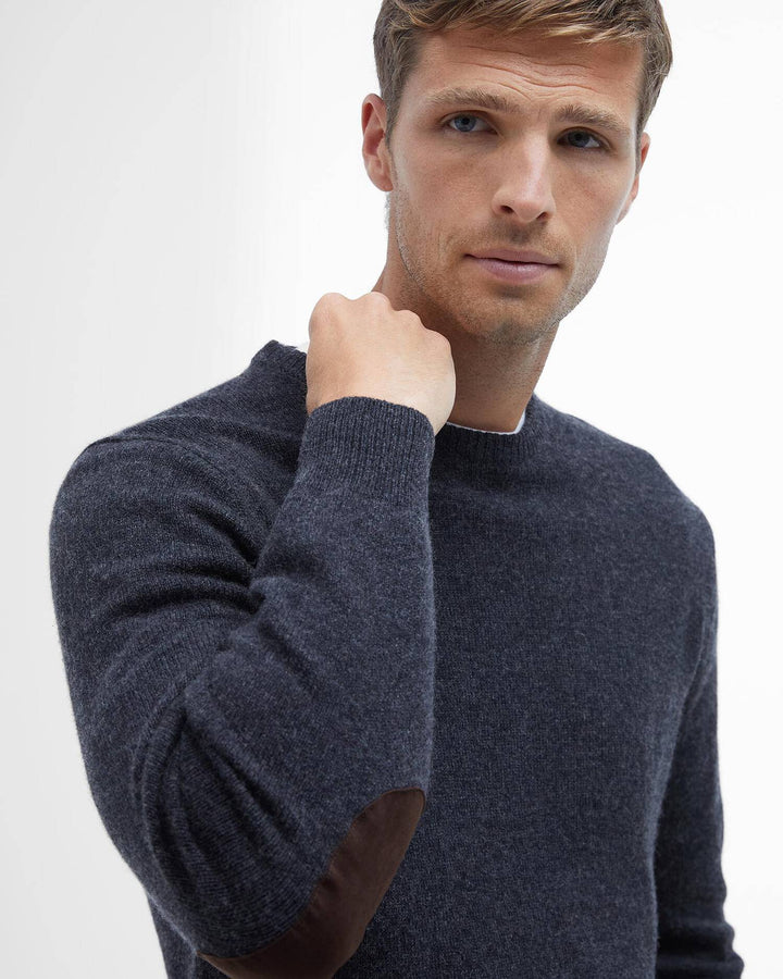 Barbour Men's Essential Crew-Neck Jumper - Quest Outdoors