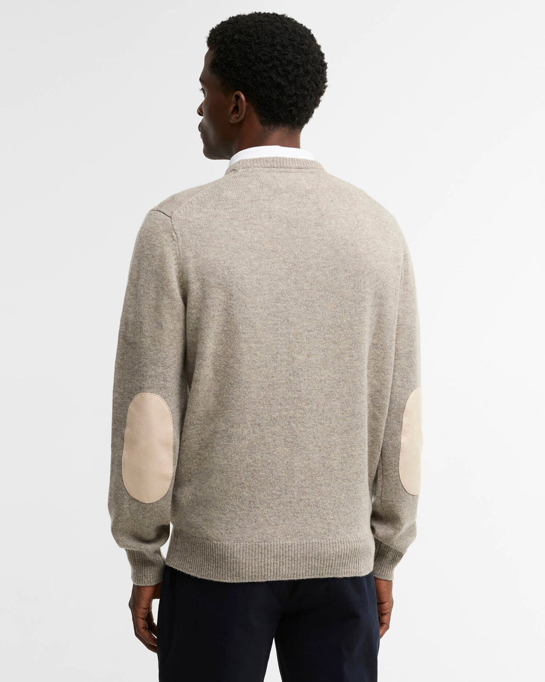 Barbour Men's Essential Crew-Neck Jumper - Quest Outdoors