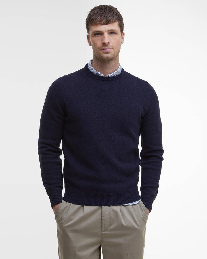 Barbour Men's Essential Crew-Neck Jumper - Quest Outdoors