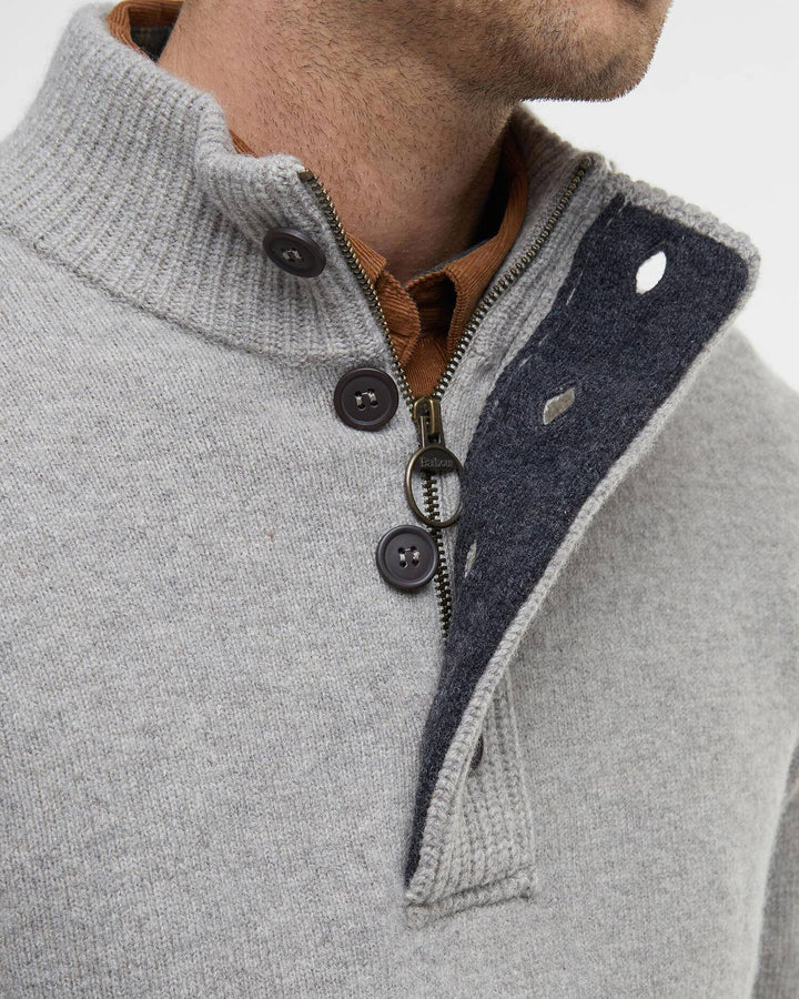 Barbour Men's Essential Elbow Patch Jumper - Quest Outdoors