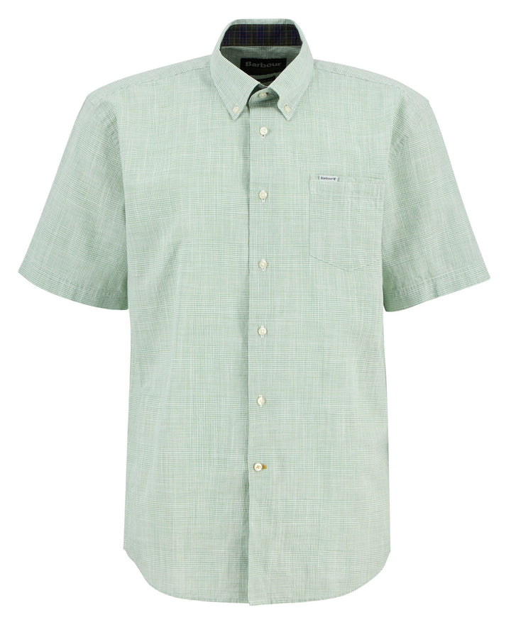 Barbour Men's Fleming Linen Blend Regular S/S Shirt - Quest Outdoors
