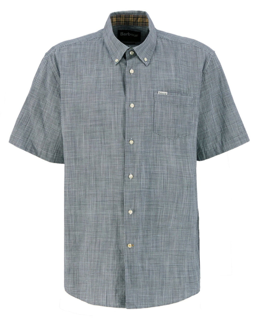 Barbour Men's Fleming Linen Blend Regular S/S Shirt - Quest Outdoors