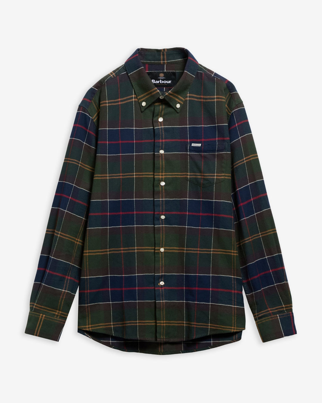 Barbour Men's Hogside Tartan Regular Long-Sleeved Shirt - Quest Outdoors