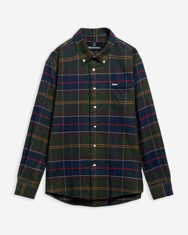 Barbour Men's Hogside Tartan Regular Long-Sleeved Shirt - Quest Outdoors