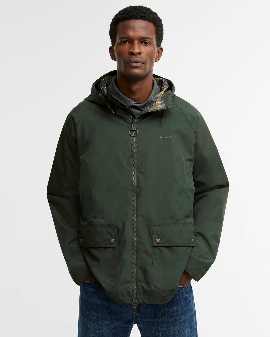 Barbour Men's Hooded Domus Waterproof Jacket - Quest Outdoors