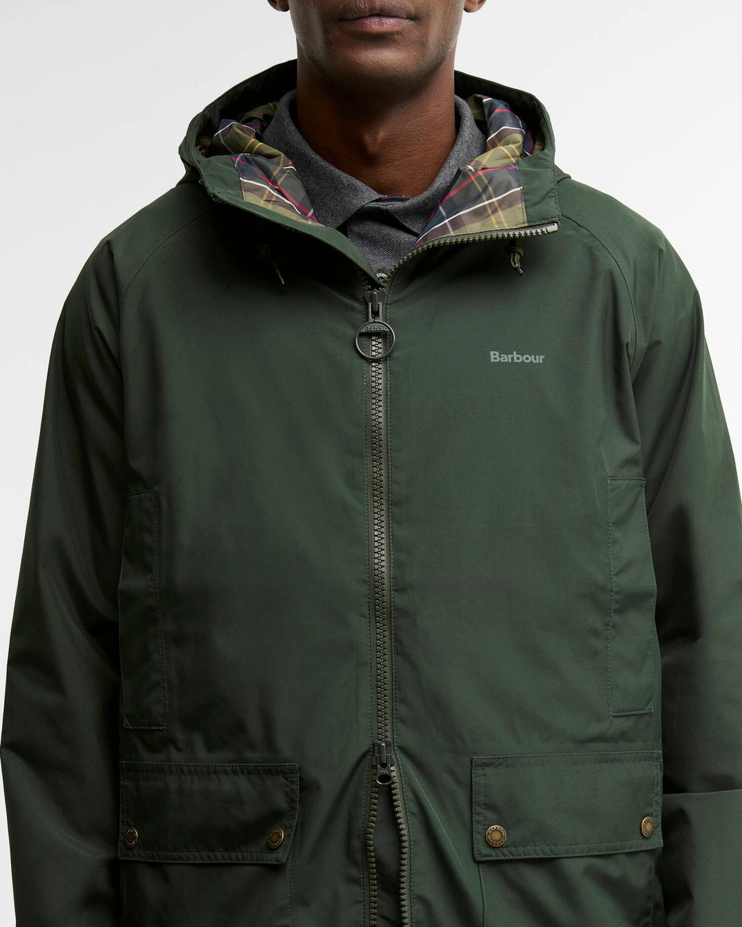 Barbour Men's Hooded Domus Waterproof Jacket - Quest Outdoors