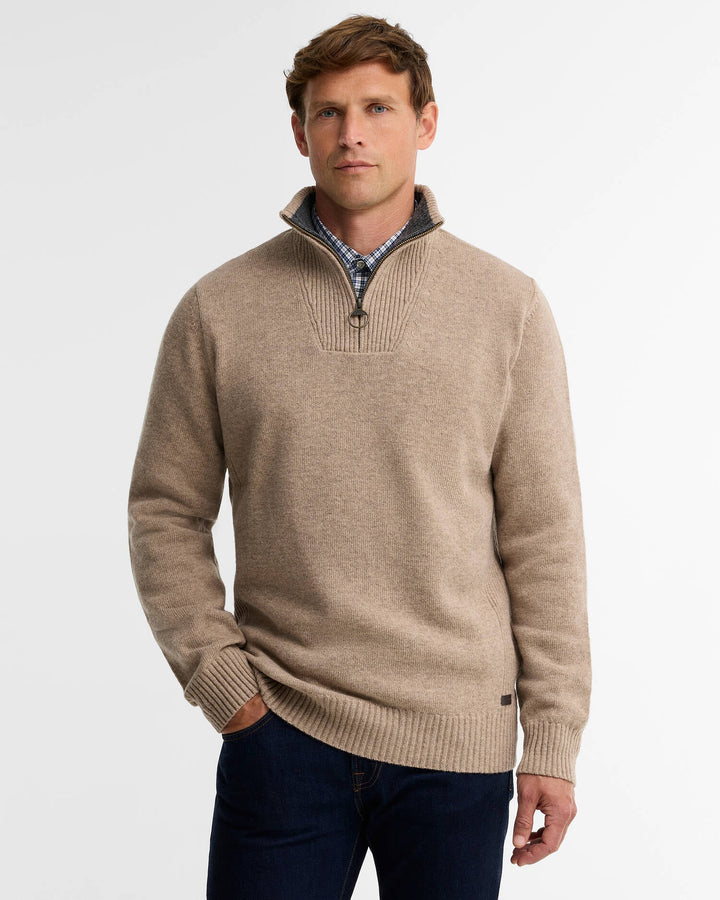 Barbour Men's Nelson Essential Quarter-Zip Jumper - Quest Outdoors