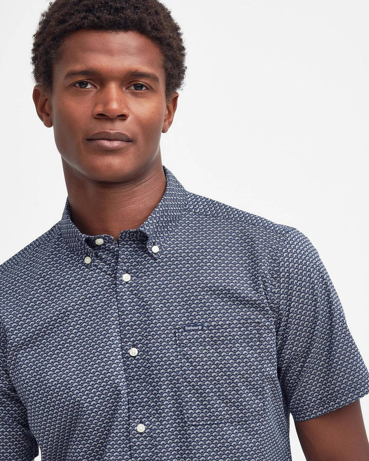 Barbour Men's Shell Short - Sleeve Tailored Fit Shirt - Quest Outdoors