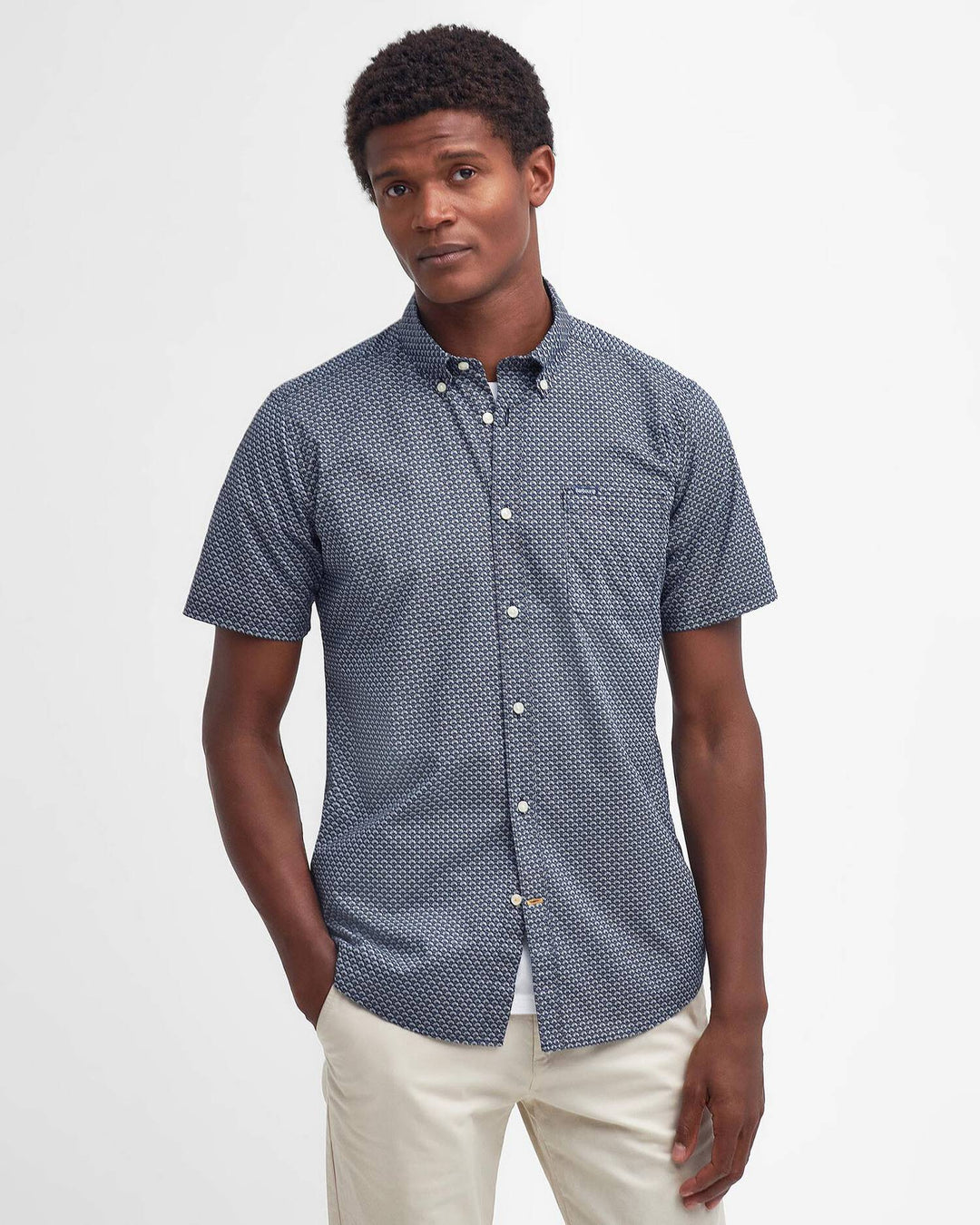 Barbour Men's Shell Short - Sleeve Tailored Fit Shirt - Quest Outdoors