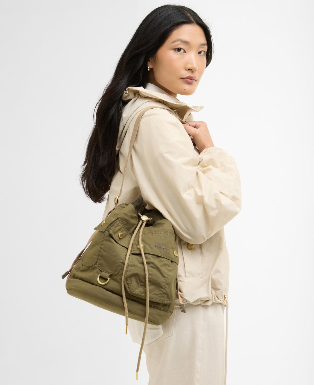 Barbour Mia Drawstring Tote Bag - Quest Outdoors