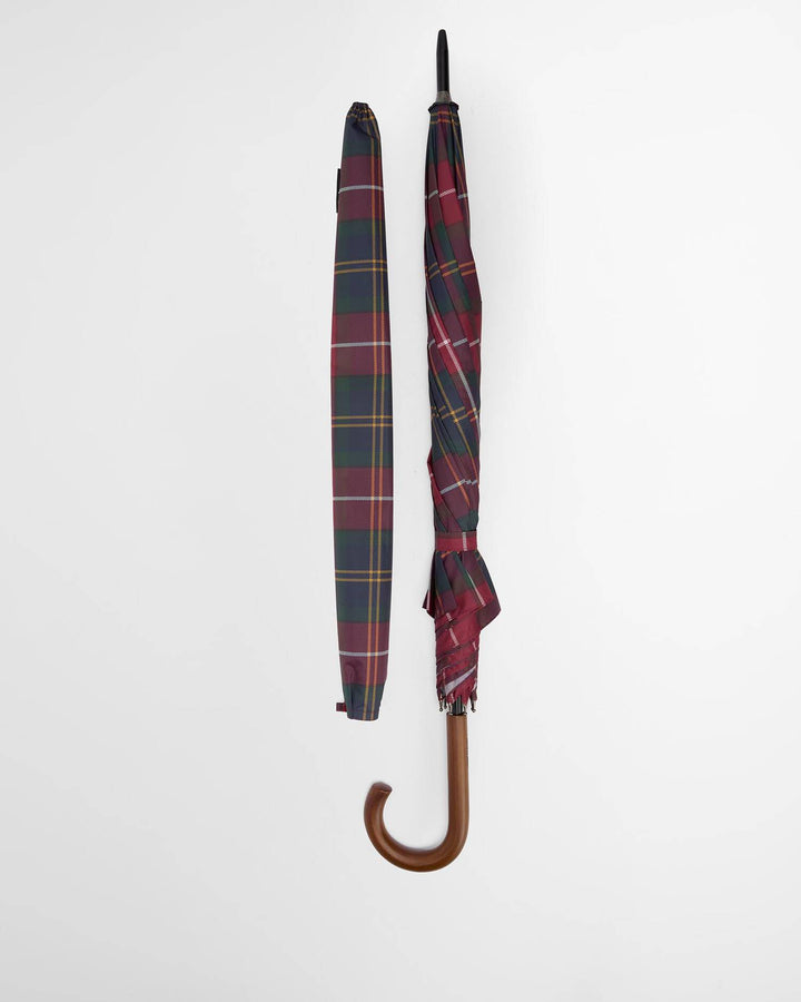 Barbour Tartan Full Length Umbrella - Quest Outdoors