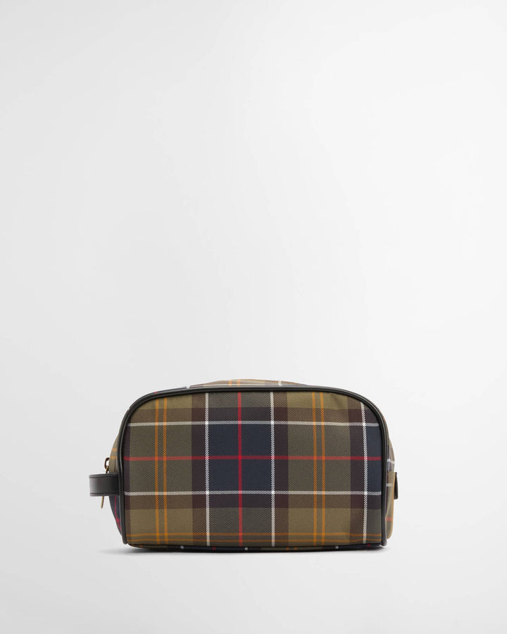 Barbour Tartan Washbag - Quest Outdoors