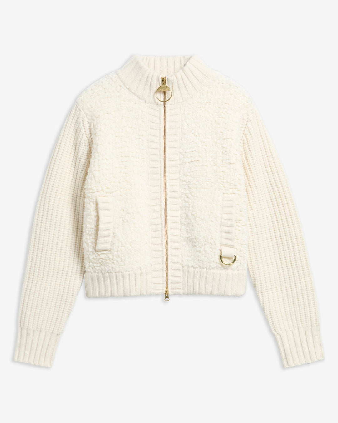 Barbour Women's Hazelwood Knitted Zip Through - Quest Outdoors