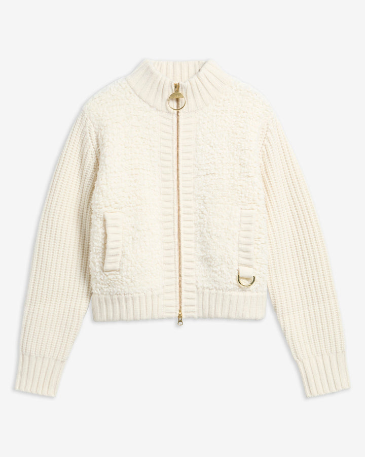 Barbour Women's Hazelwood Knitted Zip Through - Quest Outdoors