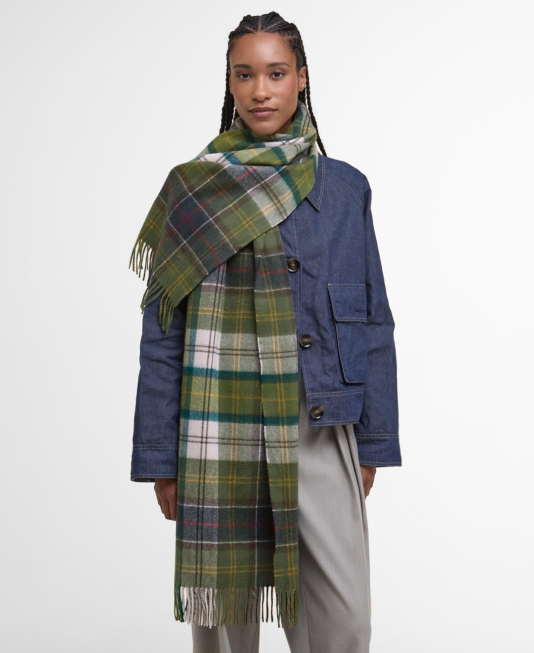 Barbour Women's Serena Tartan Scarf - Quest Outdoors