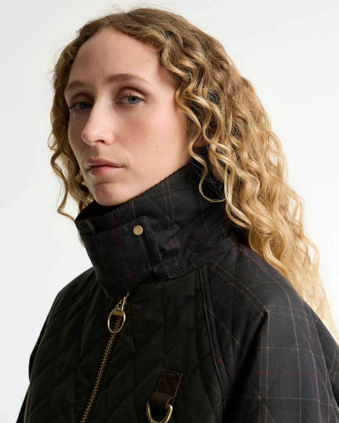 Barbour Women's Tartan Reimagined Icons Tartan Quilted Spey Waxed Jacket - Quest Outdoors