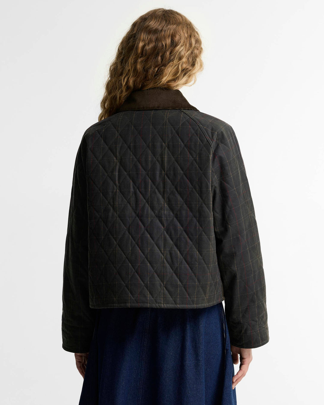Barbour Women's Tartan Reimagined Icons Tartan Quilted Spey Waxed Jacket - Quest Outdoors
