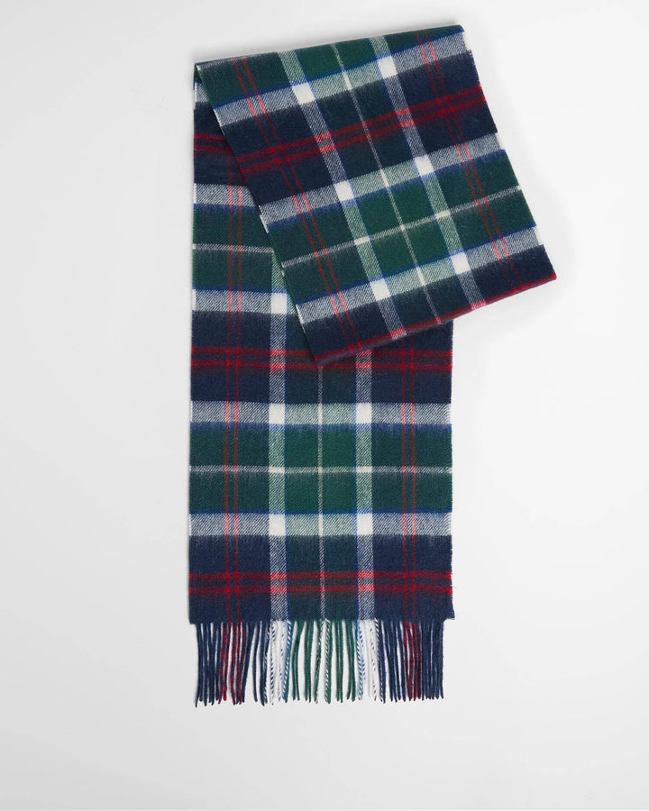 Barbour Wool Cashmere Tartan Scarf - Quest Outdoors