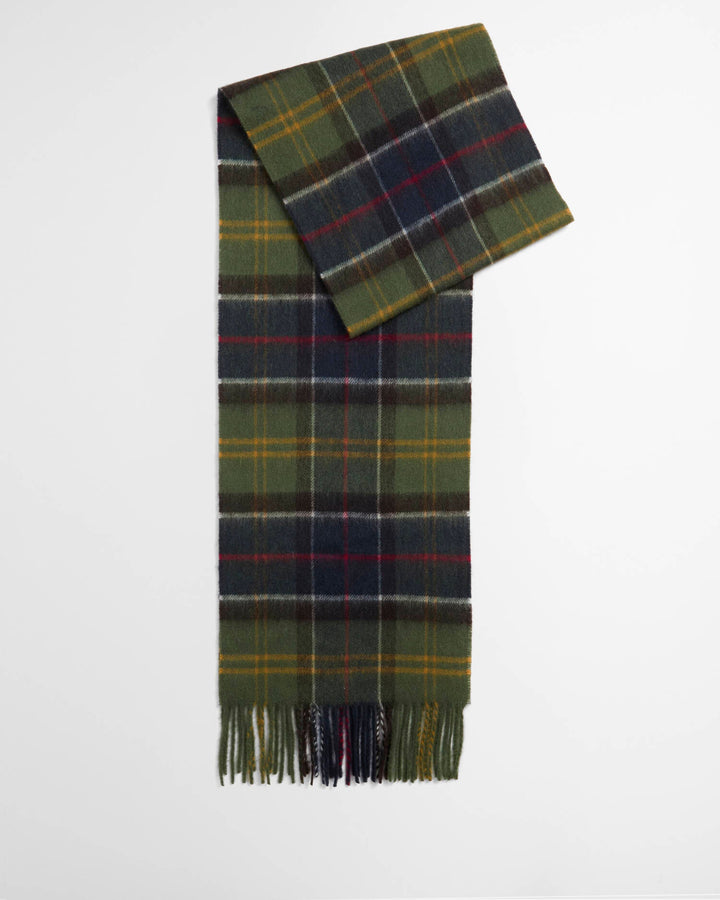 Barbour Wool Cashmere Tartan Scarf - Quest Outdoors
