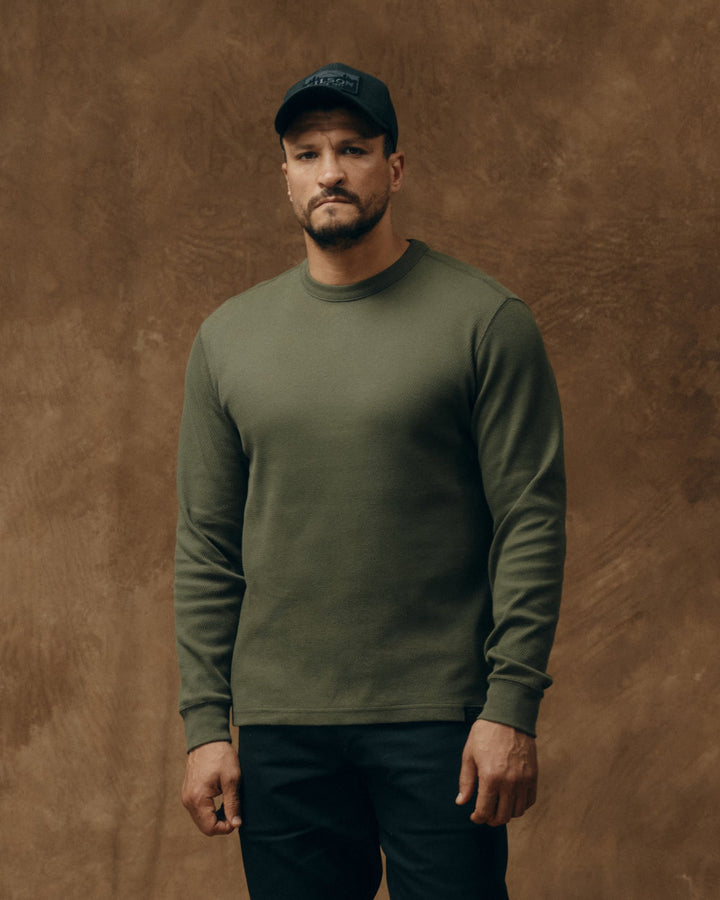 Filson Men's Waffle Knit Thermal Crewneck