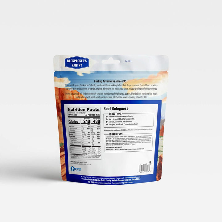 Beef Bolognese - Quest Outdoors