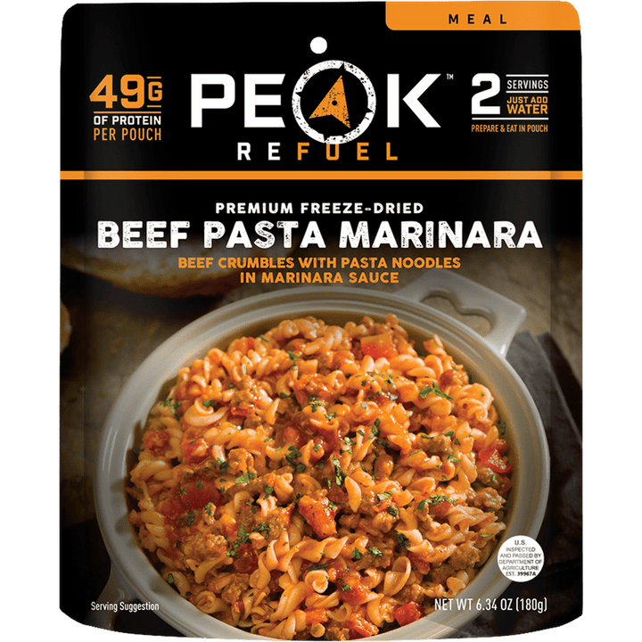 Beef Pasta Marinara - Quest Outdoors