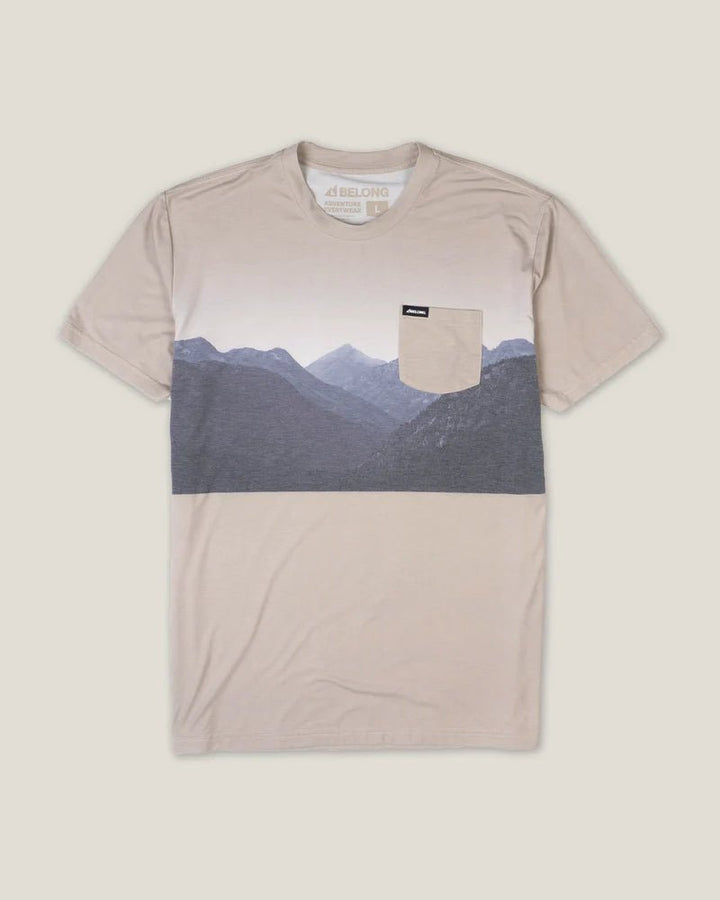 Belong Designs Men's Graphic Traverse Tek Tee - Quest Outdoors