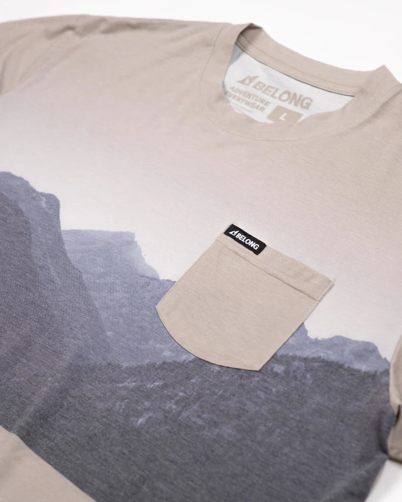 Belong Designs Men's Graphic Traverse Tek Tee - Quest Outdoors