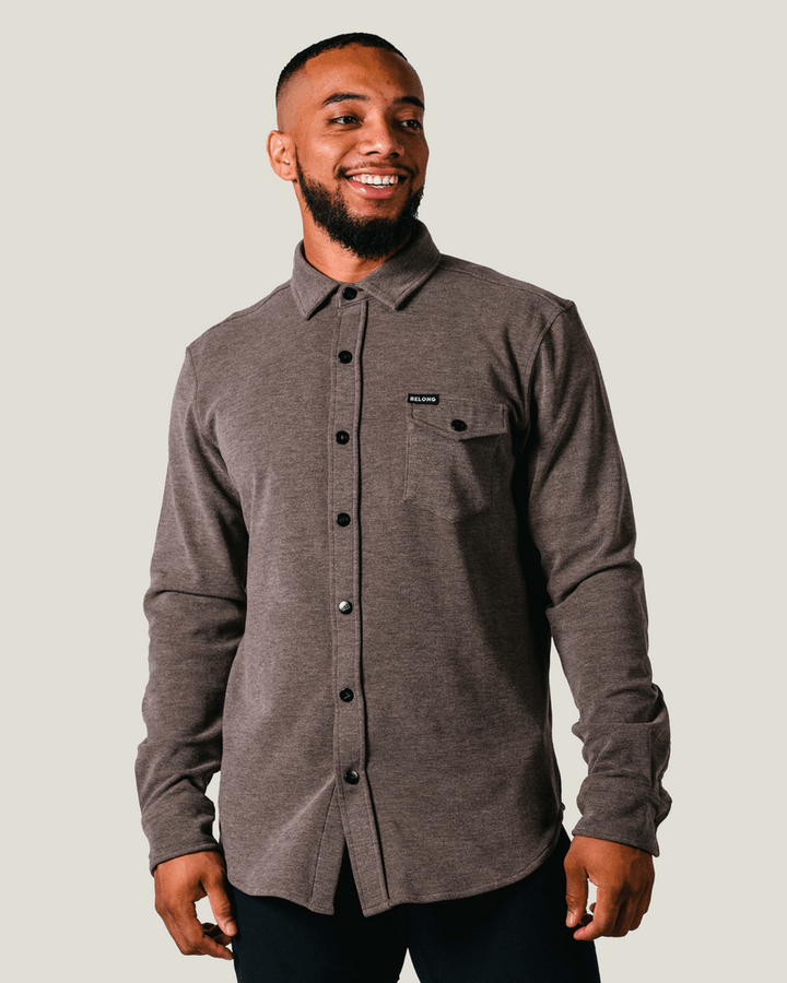 Belong Designs Men's Sherman Fleece Button Up - Quest Outdoors