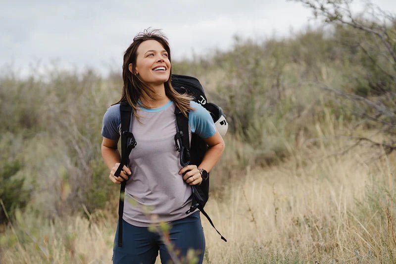 Belong Designs Women's Graphic Traverse Tek Tee - Quest Outdoors