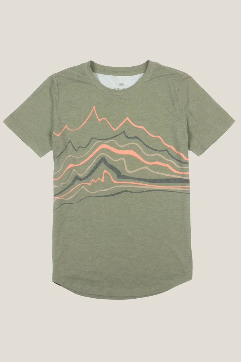 Belong Designs Women's Graphic Traverse Tek Tee - Quest Outdoors