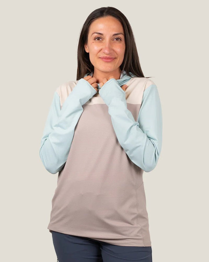 Belong Designs Women's Recycled Ascent UPF50 Sun Hoodie - Quest Outdoors