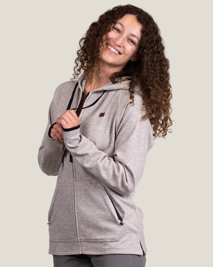 Belong Designs Women's Torreys Fleece Hoodie Zip-Up - Quest Outdoors