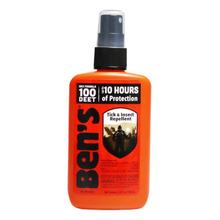 Ben's 100 Tick & Insect Repellent 3.4 oz. Pump Spray - Quest Outdoors