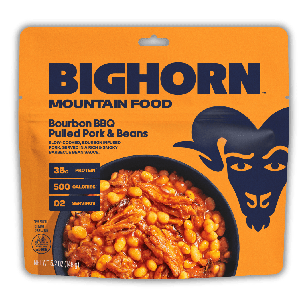 Bighorn Food Bourbon BBQ Pulled Pork & Beans - Quest Outdoors