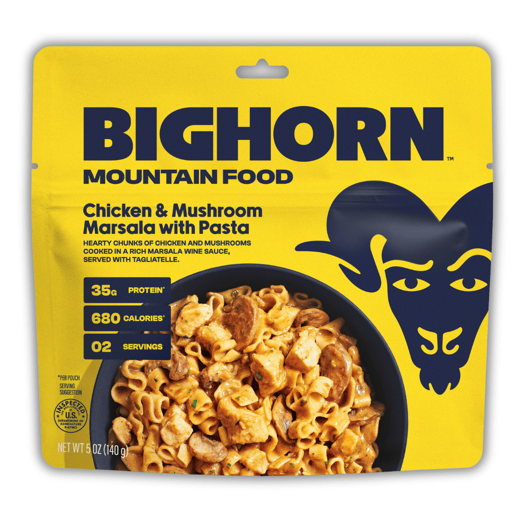 Bighorn Food Chicken & Mushroom Marsala with Pasta - Quest Outdoors