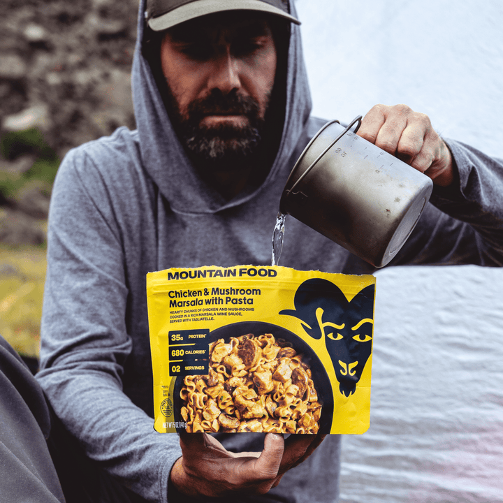 Bighorn Food Chicken & Mushroom Marsala with Pasta - Quest Outdoors