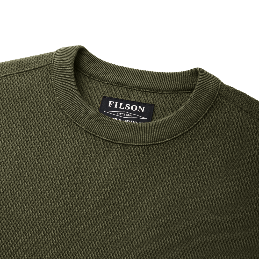Filson Men's Waffle Knit Thermal Crewneck