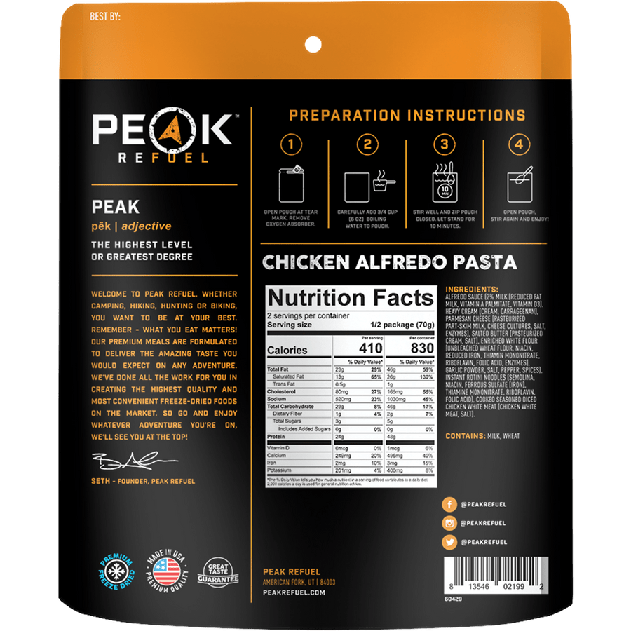 Chicken Alfredo - Quest Outdoors