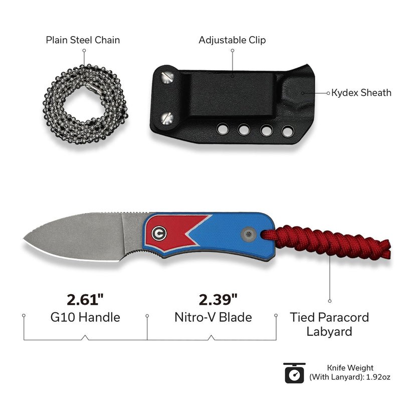 Civivi Baby Banter Fixed Blade Jump Edition With G10 Handle - Quest Outdoors