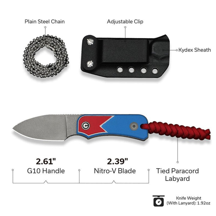 Civivi Baby Banter Fixed Blade Jump Edition With G10 Handle - Quest Outdoors