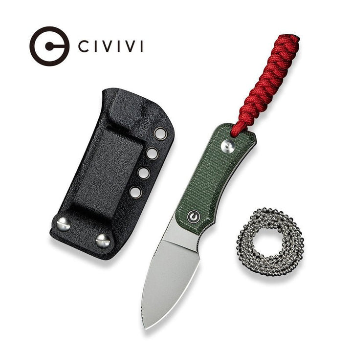 Civivi Baby Banter Fixed Blade Micarta Handle Knife - Quest Outdoors