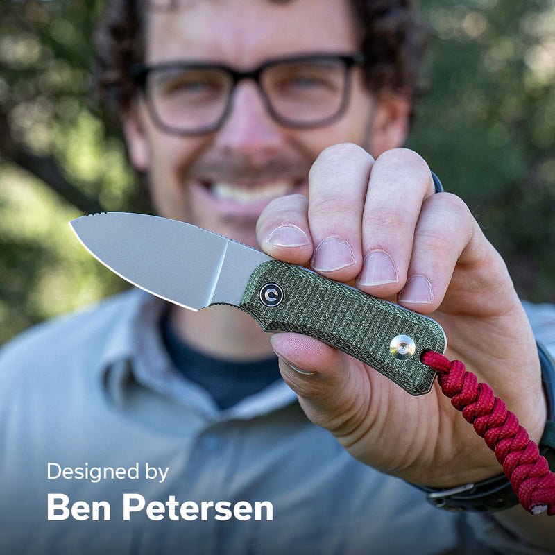 Civivi Baby Banter Fixed Blade Micarta Handle Knife - Quest Outdoors